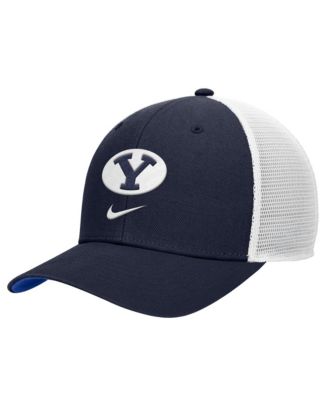 Nike Men's Navy BYU Cougars Rise Trucker Dri-FIT Adjustable Hat