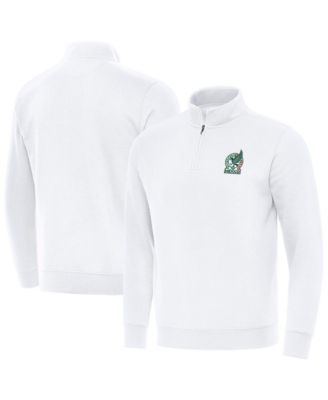 Antigua Men's White Mexico National Team Landslide Quarter-Zip Pullover Sweatshirt