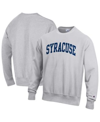 Мужское флисовое свитшот Champion Gray Syracuse Orange Reverse Weave