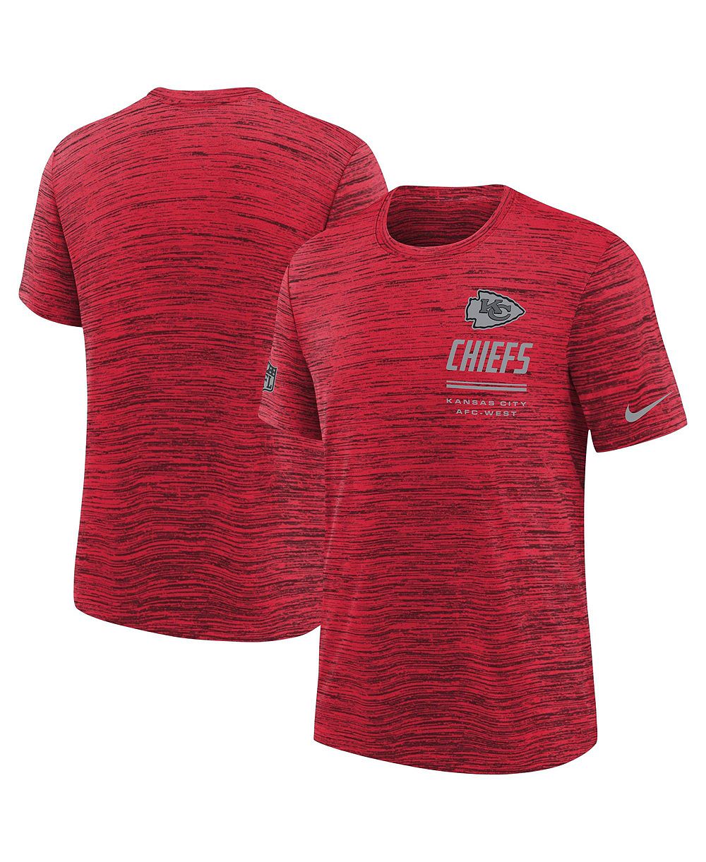 Детская футболка Nike Red Kansas City Chiefs Sideline Velocity Dri-FIT