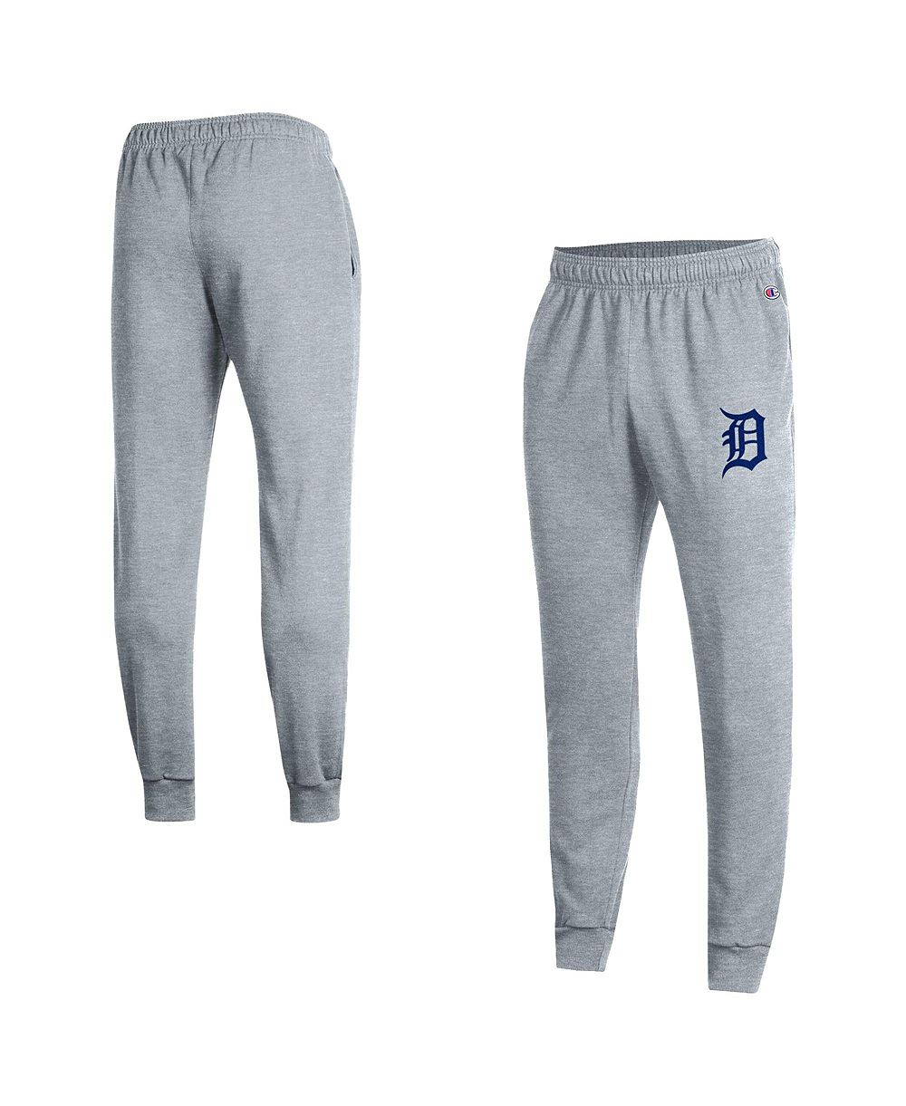 Champion Men's Heather Gray Detroit Tigers Power Blend Joggers