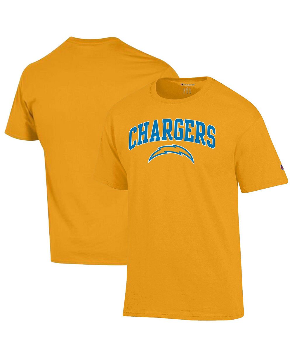 Мужская футболка Champion Gold Los Angeles Chargers Arch Over Logo