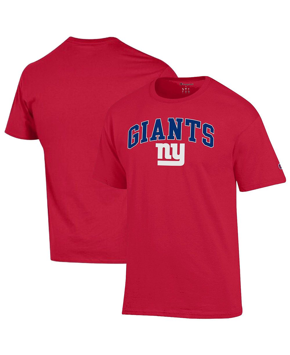 Мужская футболка Champion Red New York Giants Arch Over Logo