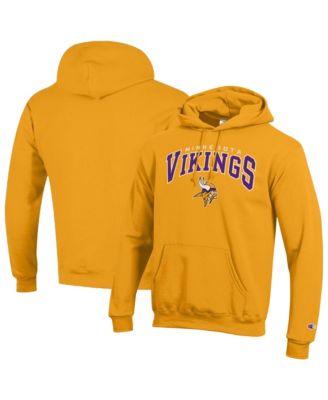 Мужское худи Champion Gold Minnesota Vikings Power Blend Arch over Logo