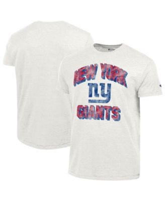 Мужская трикотажная футболка Champion White New York Giants Ultimate Tri-Blend