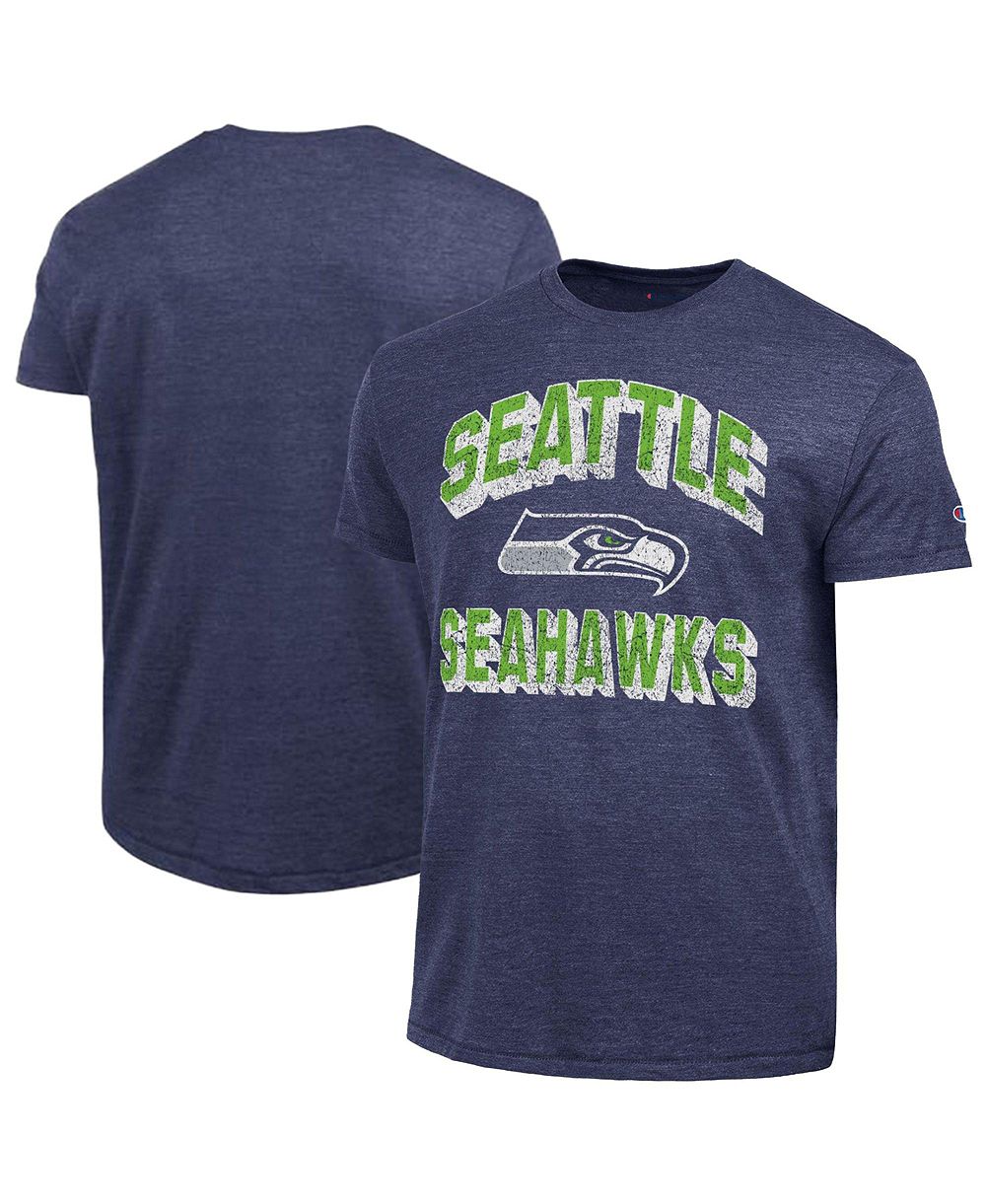 Мужская футболка Champion College Navy Seattle Seahawks Ultimate Tri-Blend