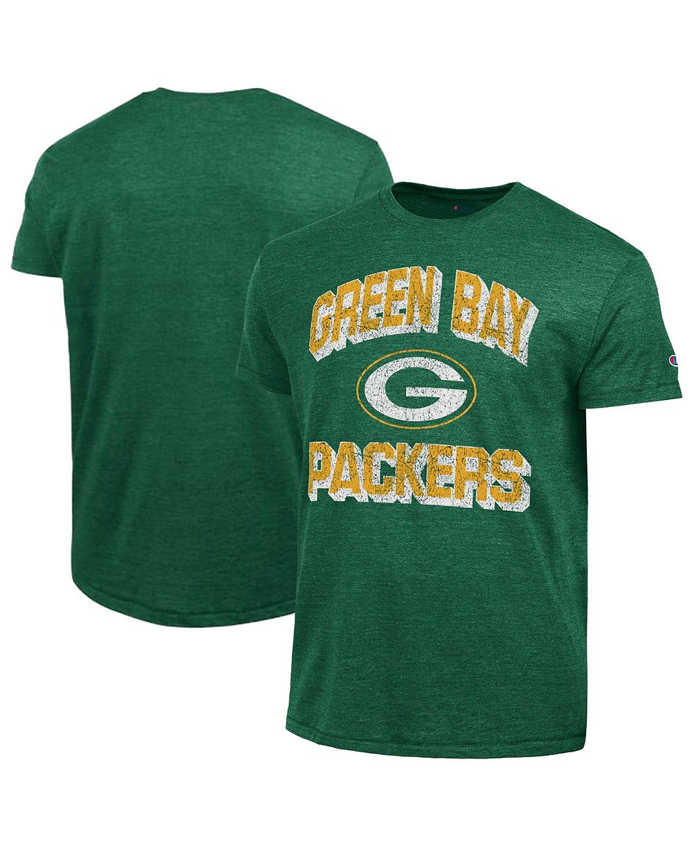 Футболка Champion Мужской, меланж, Green Bay Packers Ultimate Tri-Blend
