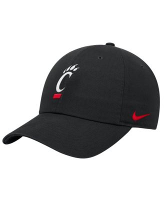 Nike Men's Black Cincinnati Bearcats 2026 Sideline Club Adjustable Hat