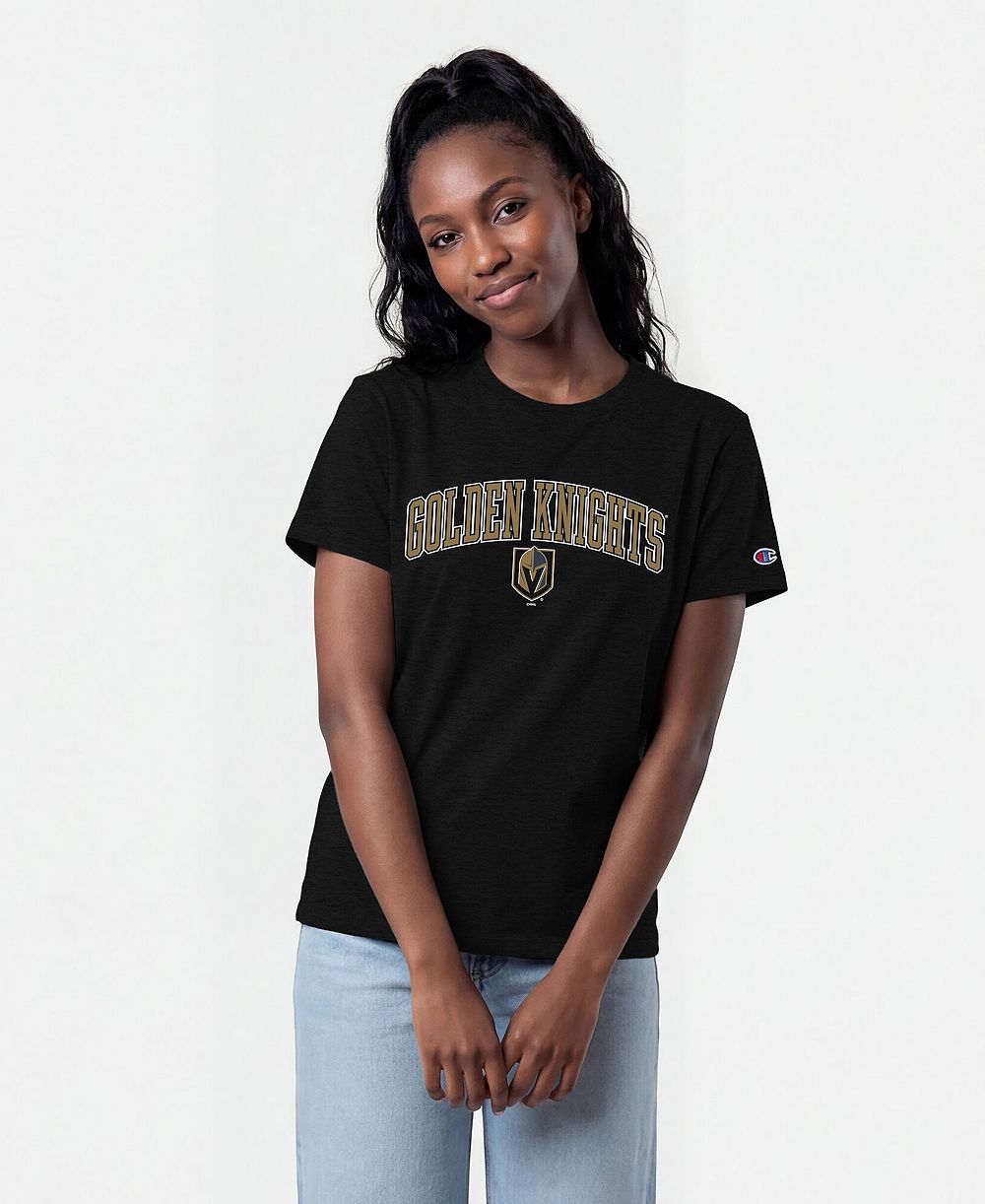 Champion Женская футболка Vegas Golden Knights Arch Mascot Logo