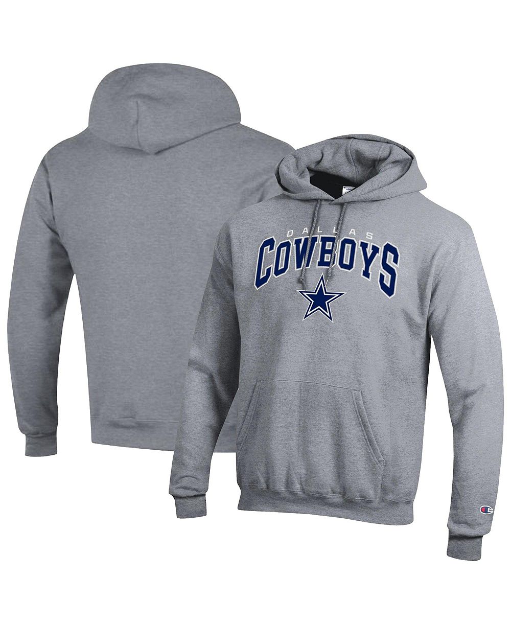 Champion Мужской худи Gray Dallas Cowboys Power Blend Arch over Logo