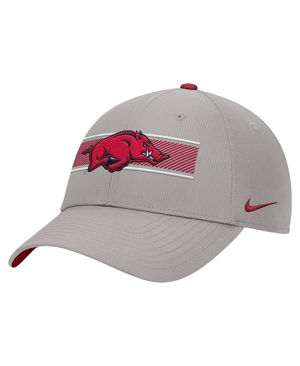 Мужская регулируемая кепка Nike Gray Arkansas Razorbacks Ripstop Dri-FIT