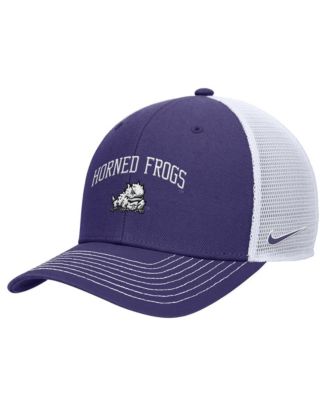 Мужская регулируемая кепка-траккер Nike фиолетового цвета TCU Horned Frogs Rise