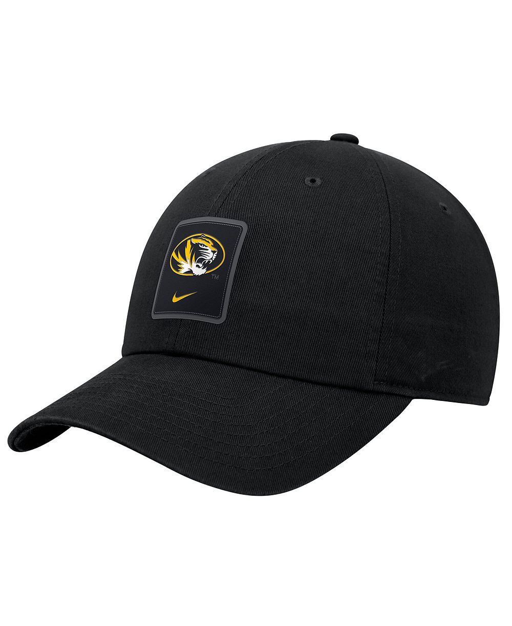Nike мужская регулируемая кепка Missouri Tigers 2026 On-Field Club черного цвета