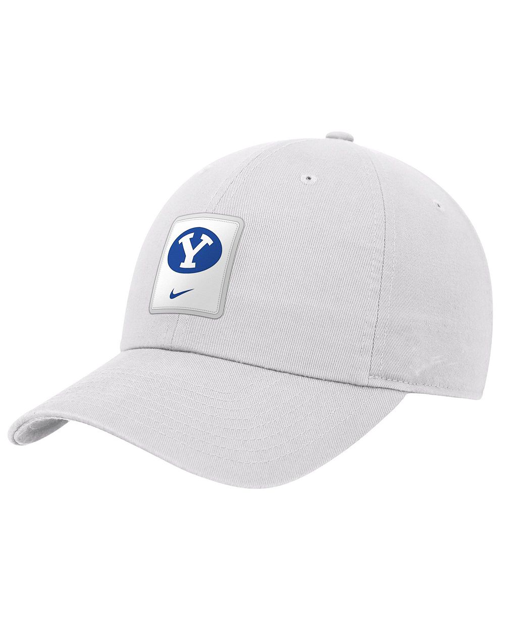 Nike мужская регулируемая кепка BYU Cougars 2026 On-Field Club, белая