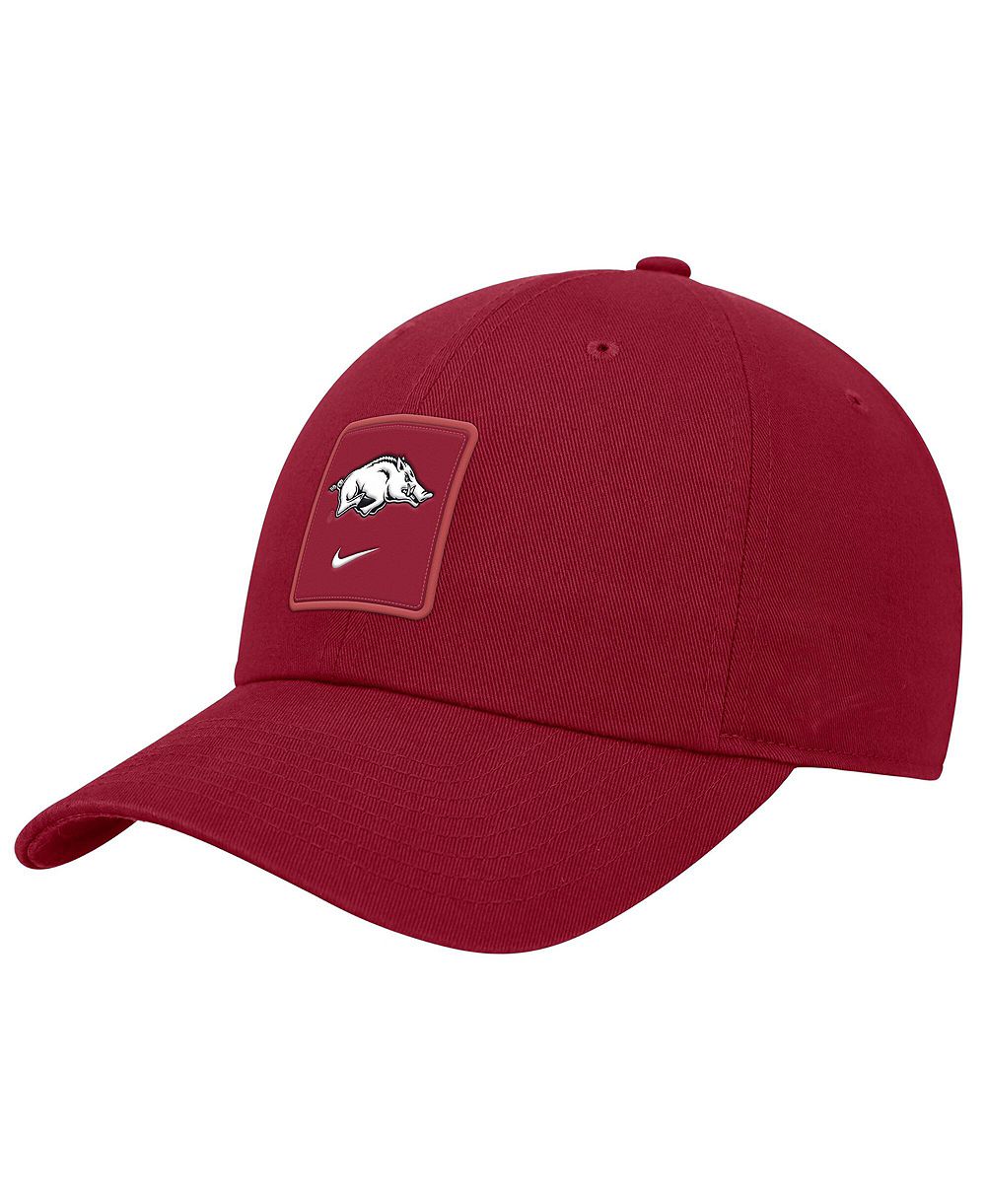 Мужская регулируемая кепка Nike Cardinal Arkansas Razorbacks 2026 On-Field Club