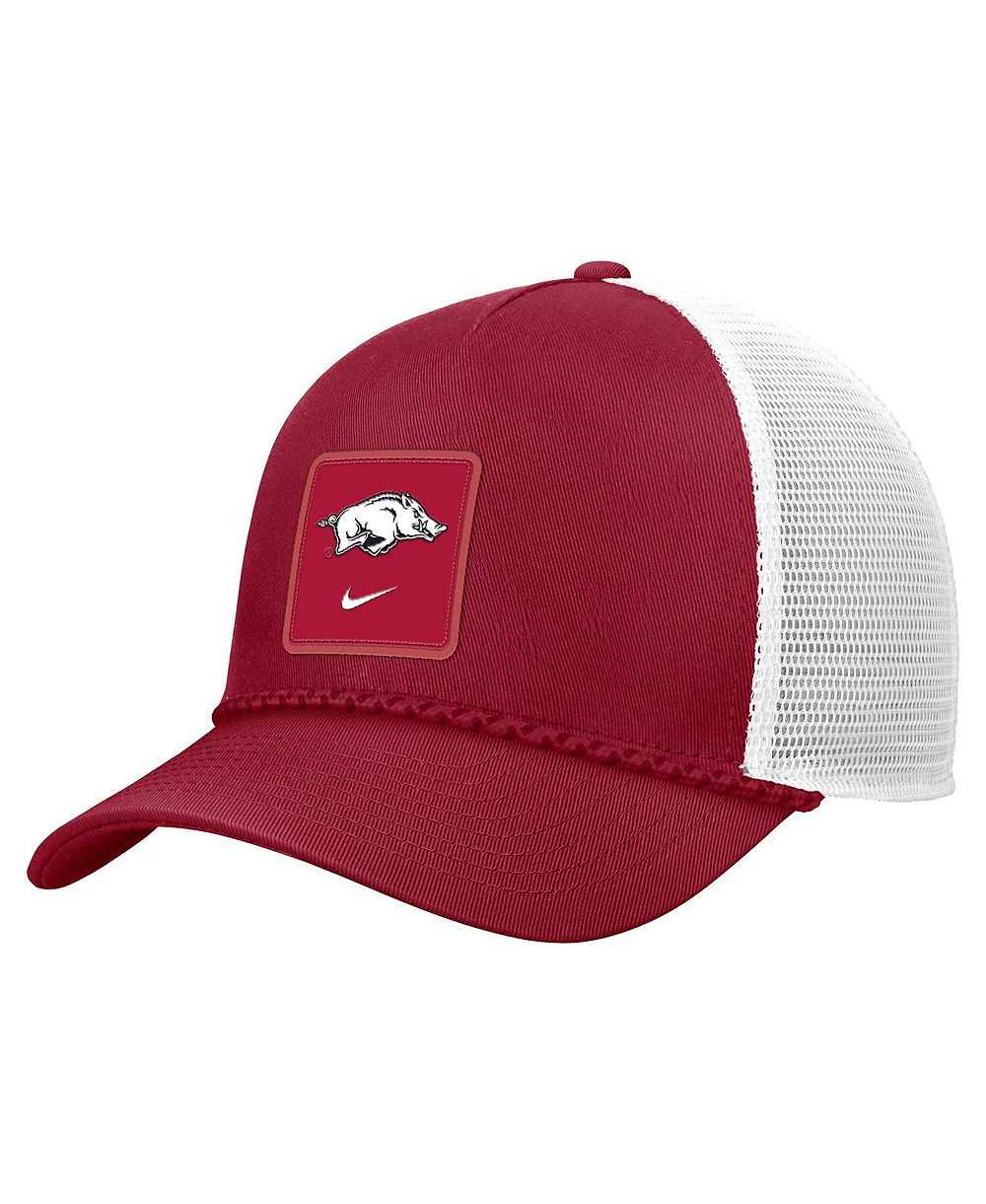 Nike Мужская кепка-тракер Arkansas Razorbacks 2026 On-Field Rope Adjustable