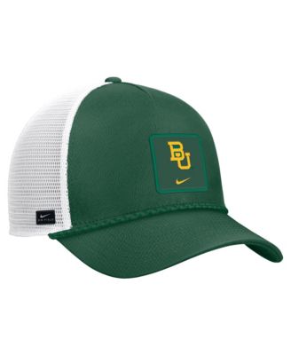 Мужская кепка Nike Baylor Bears 2026 On-Field Rope с регулируемым размером, зеленая
