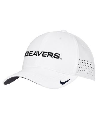Nike Men's White Oregon State Beavers 2026 On-Field AeroBill SwooshFlex Dri-FIT Hat