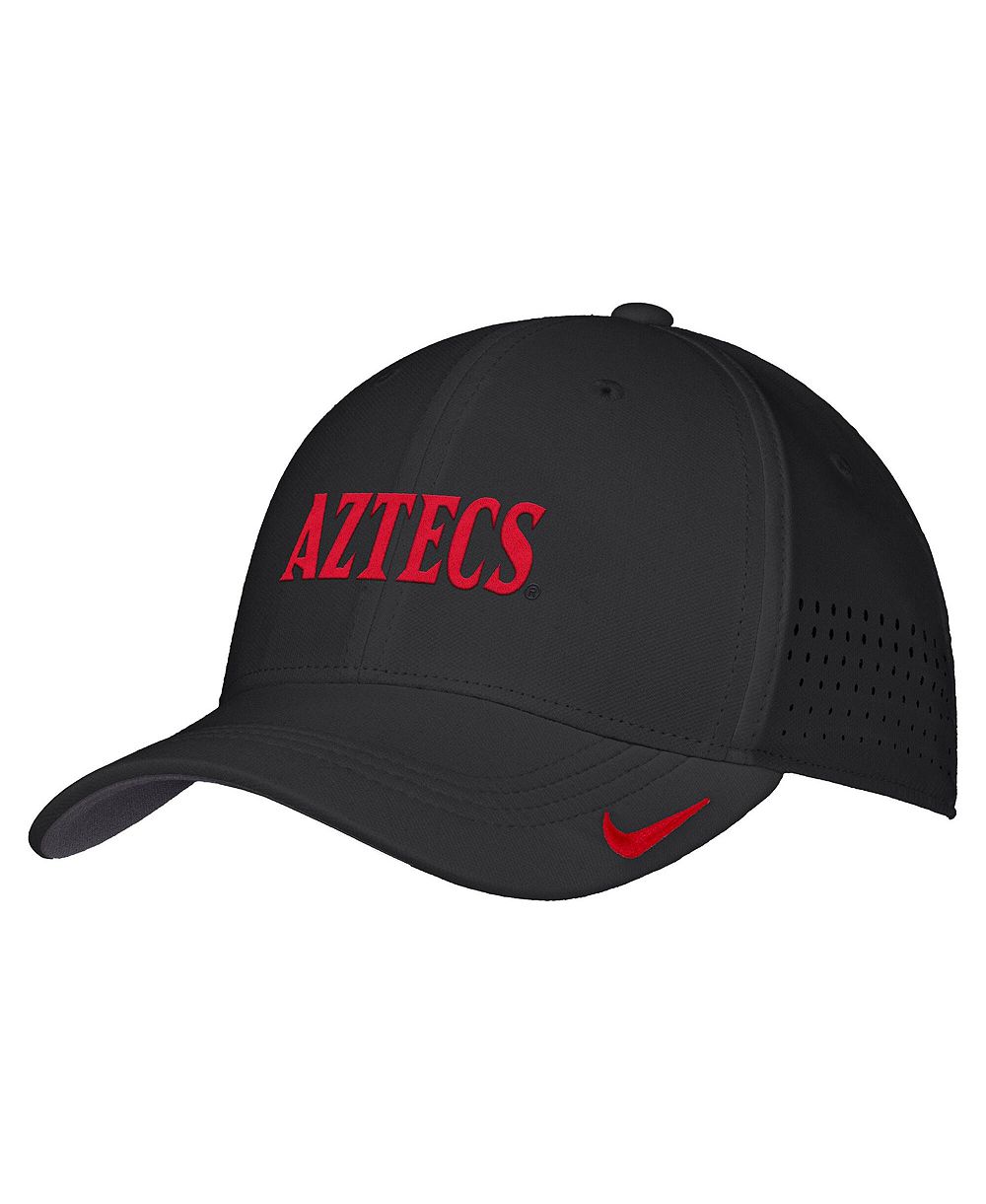 Nike Мужская кепка AeroBill SwooshFlex Dri-FIT San Diego State Aztecs 2026 On-Field Black