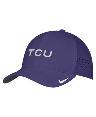 Nike Men's Purple TCU Horned Frogs 2026 On-Field AeroBill SwooshFlex Dri-FIT Hat