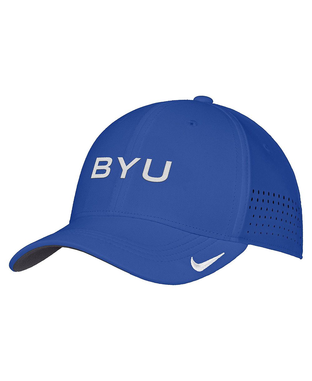 Nike Мужская кепка Royal BYU Cougars 2026 On-Field AeroBill SwooshFlex Dri-FIT
