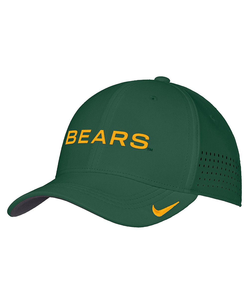 Nike Мужская кепка Baylor Bears 2026 On-Field AeroBill SwooshFlex Dri-FIT зеленого цвета