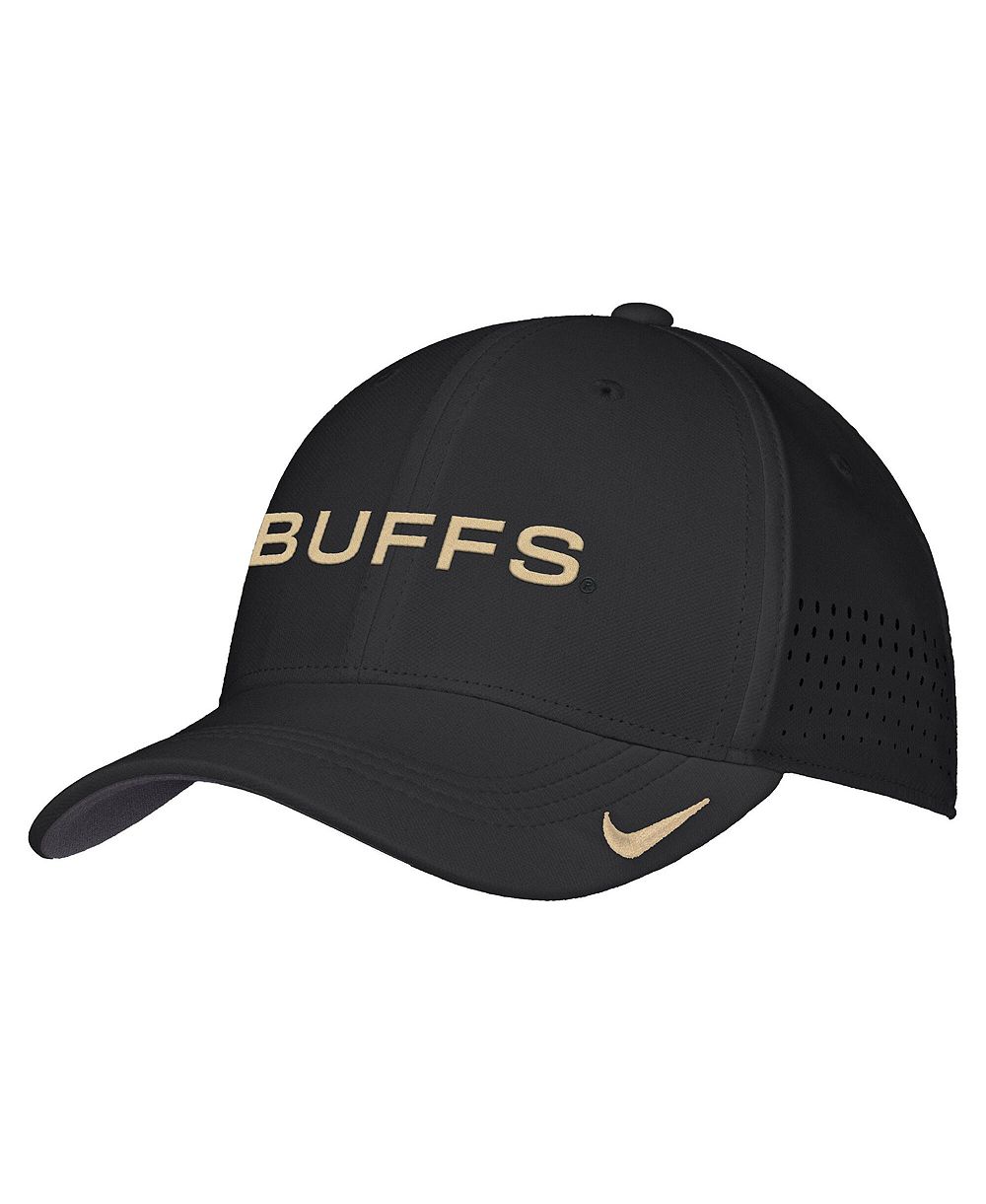 Nike мужская кепка 2026 On-Field AeroBill SwooshFlex Dri-FIT в чёрном цвете, Колорадо Буффалоес