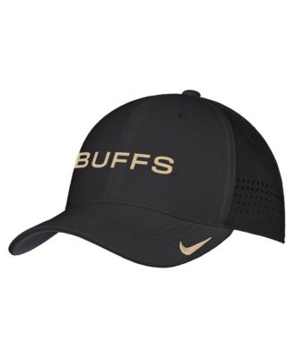 Nike мужская кепка 2026 On-Field AeroBill SwooshFlex Dri-FIT в чёрном цвете, Колорадо Буффалоес