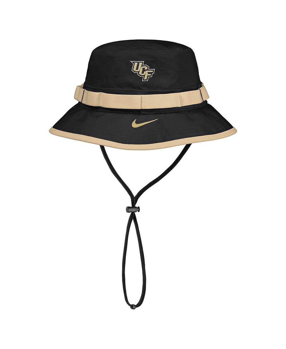 Nike мужская черная бейсболка UCF Knights 2026 On-Field Apex Boonie Bucket Hat