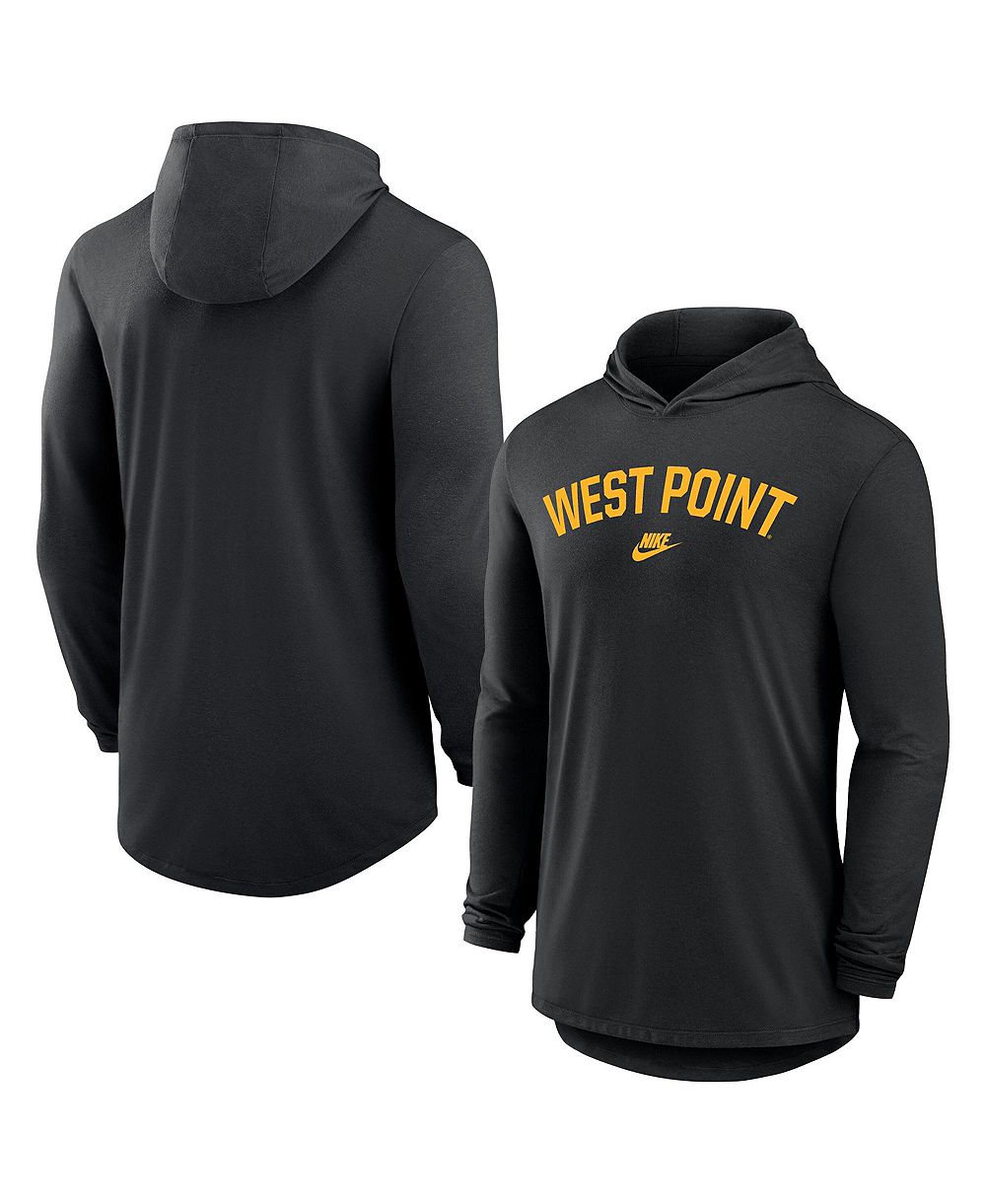 Мужская футболка Nike Army Black Knights 2026 West Point Classic Collection Dri-FIT с капюшоном черная