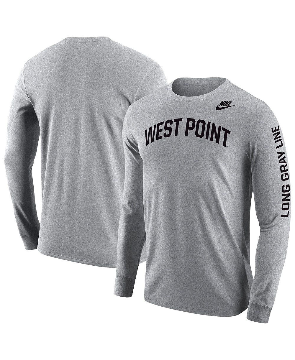 Nike Men's Gray Army Black Knights 2026 West Point Classic Collection Long Sleeve T-Shirt