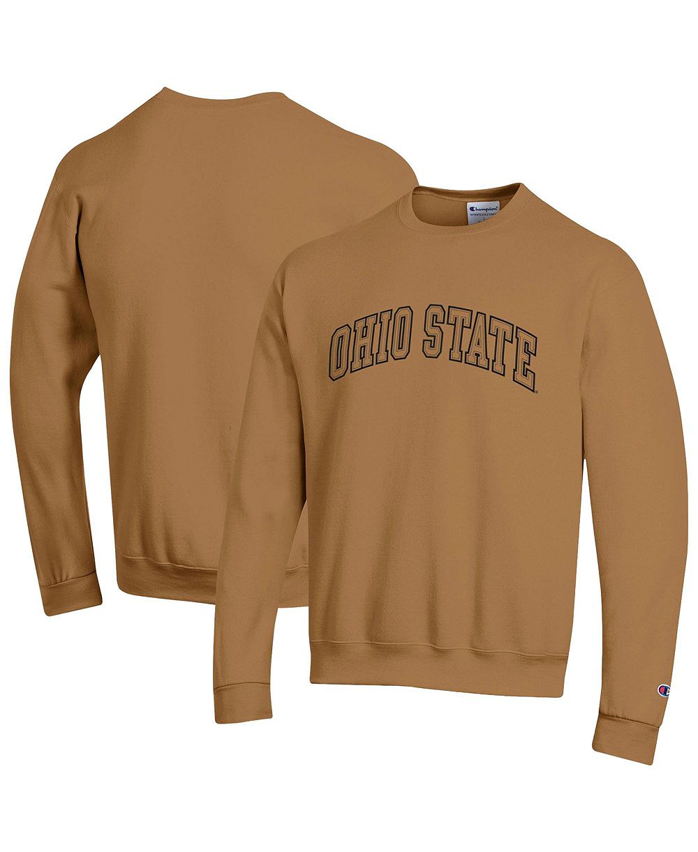 Мужское худи Champion Ohio State Buckeyes Latte Fleece Brown