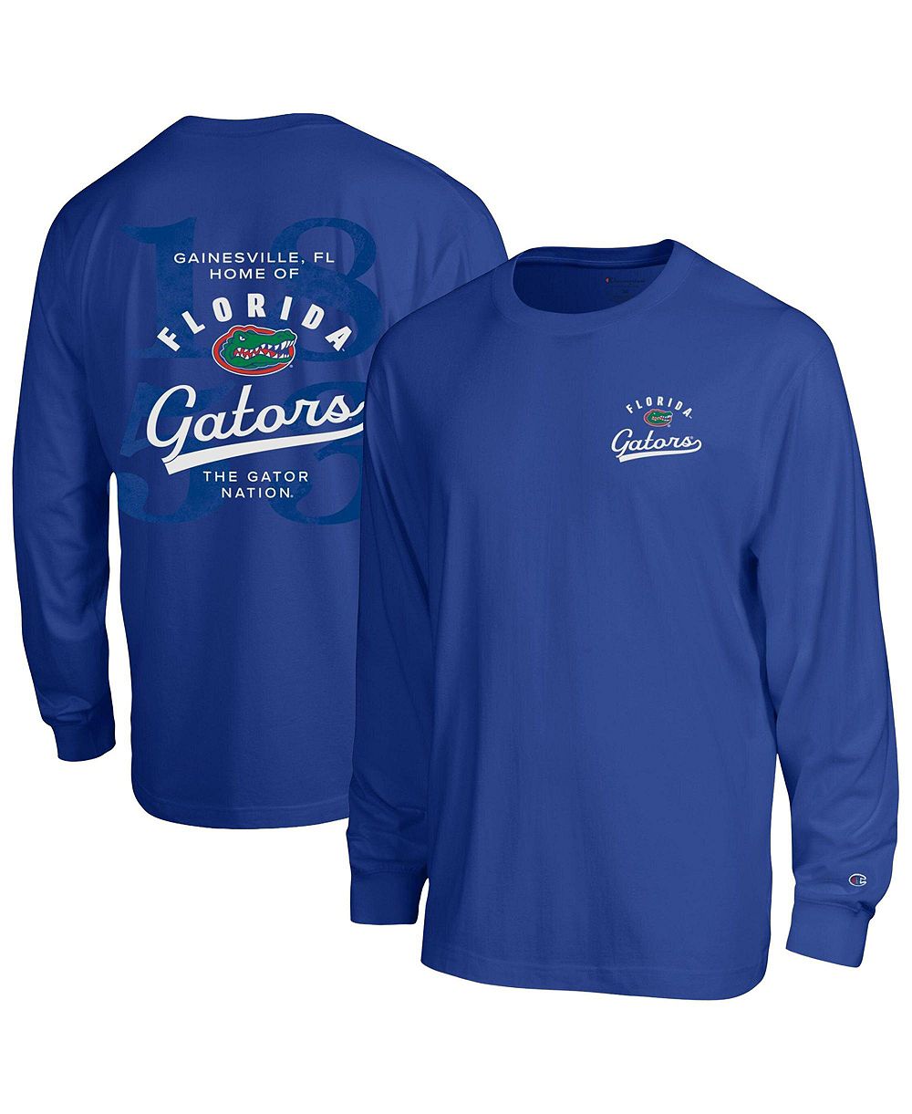 Мужская футболка Champion Royal Florida Gators Laminated All-Star с длинным рукавом