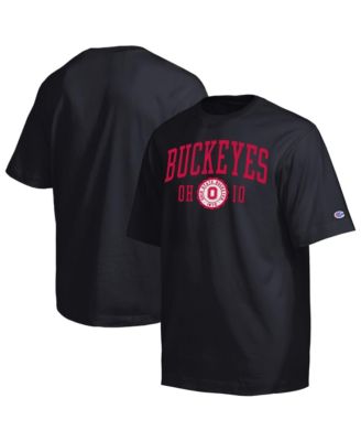 Мужская футболка Champion Black Ohio State Buckeyes Established Tradition Heavyweight