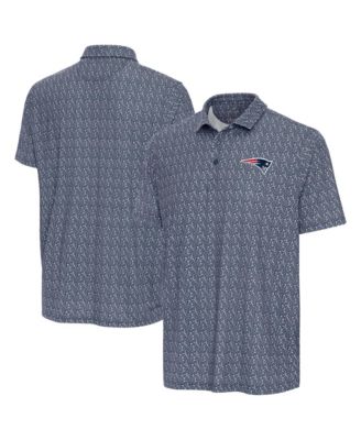 Мужская рубашка-поло Antigua New England Patriots Botanic Navy