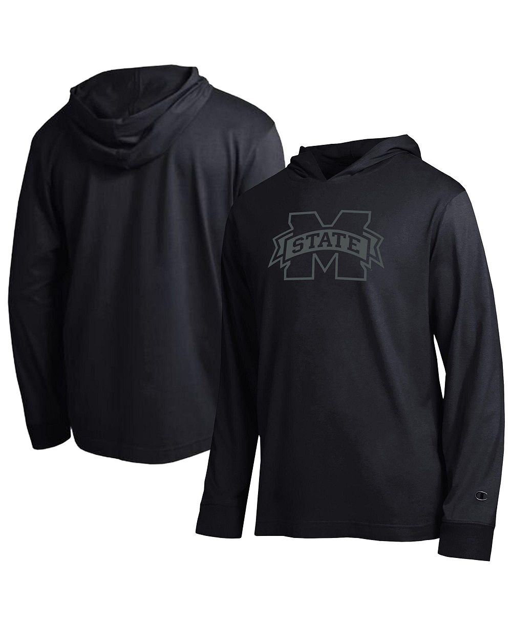 Мужская толстовка с капюшоном Champion Black Mississippi State Bulldogs Tonal All-Star Long sleeves
