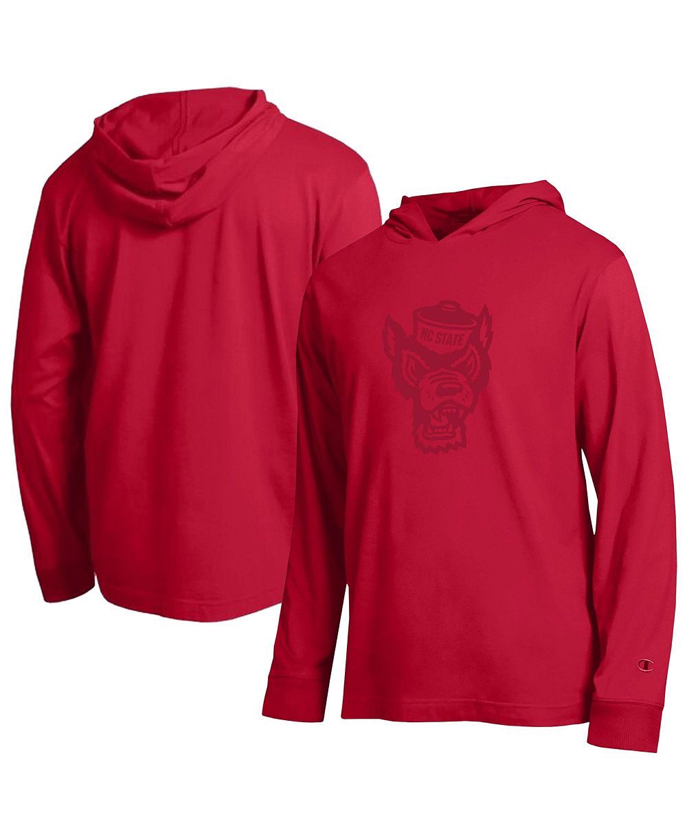 Мужская футболка Champion Red NC State Wolfpack Tonal All-Star с длинным рукавом