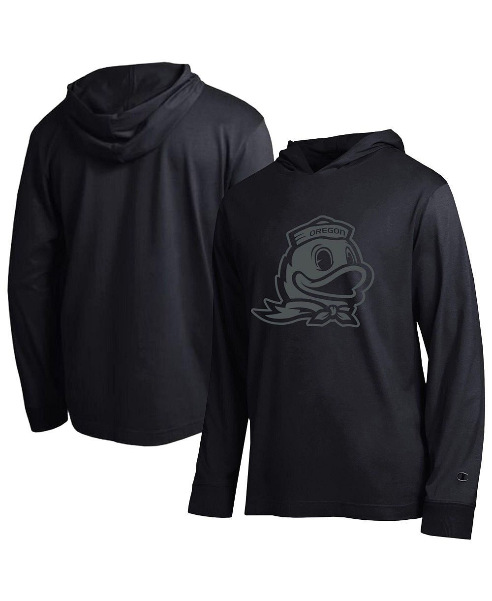 Champion Мужской лонгслив с капюшоном Oregon Ducks Tonal All-Star Black