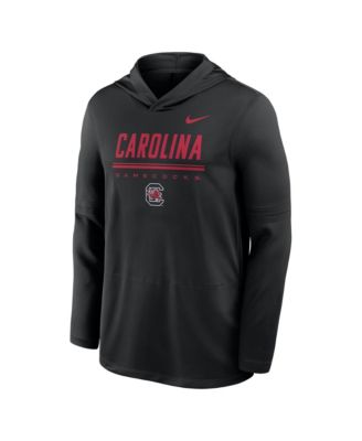 Nike Men's Black South Carolina Gamecocks 2026 Sideline Dri-FIT Long Sleeve Hoodie T-Shirt