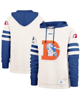 Мужское худи '47 Brand Denver Broncos Split Zone Cornerback Duo Lacer Cream