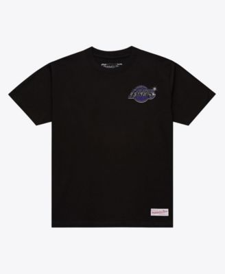 Mitchell & Ness Men's Black Los Angeles Lakers Airbrush T-Shirt