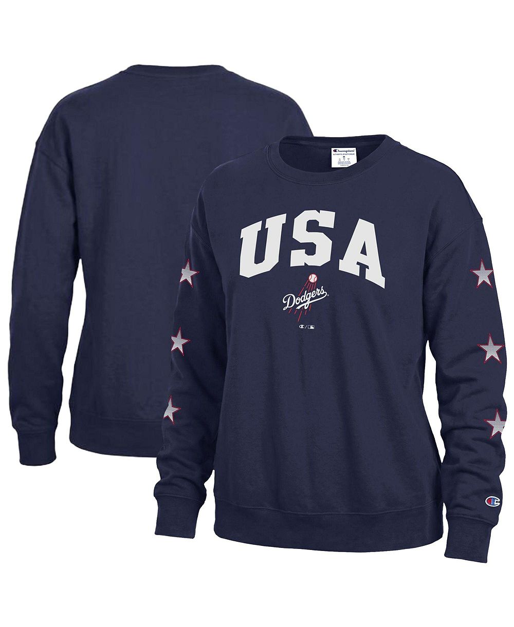 Женская толстовка Champion Los Angeles Dodgers Fleece Pullover Crewneck