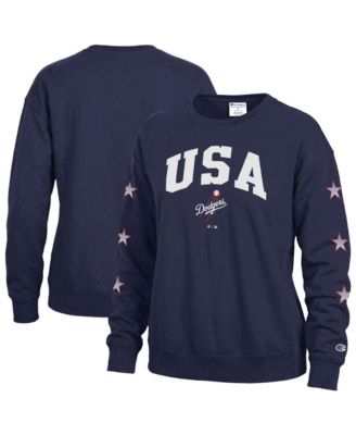 Женская толстовка Champion Los Angeles Dodgers Fleece Pullover Crewneck