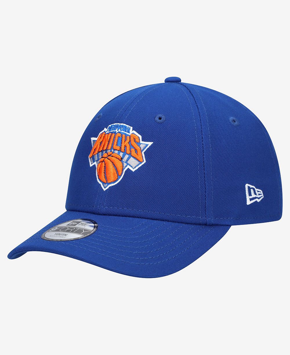 Синяя регулируемая кепка New Era Big Boys and Girls New York Knicks 9FORTY