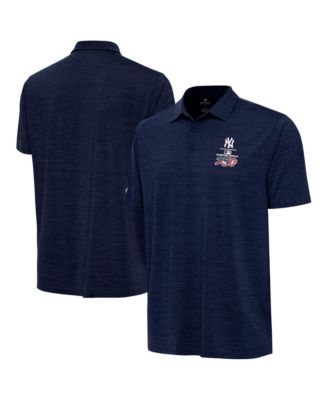Antigua Мужская темно-сирая рубашка-поло Antigua New York Yankees Celebrating America's 250th Layout