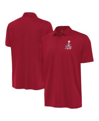 Antigua Men's Red Philadelphia Phillies Celebrating America's 250th Ellipse Polo Shirt