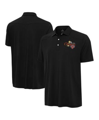 Antigua Мужская рубашка поло Black New York Knicks 2026 NBA Finals Champions Official Western