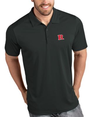 Antigua Мужская темно-серая рубашка поло Rutgers Scarlet Knights Tribute