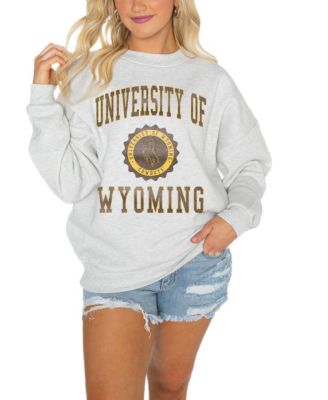 Gameday Couture Женская оверсайз толстовка с эффектом drop-shoulder и логотипом Wyoming Cowboys