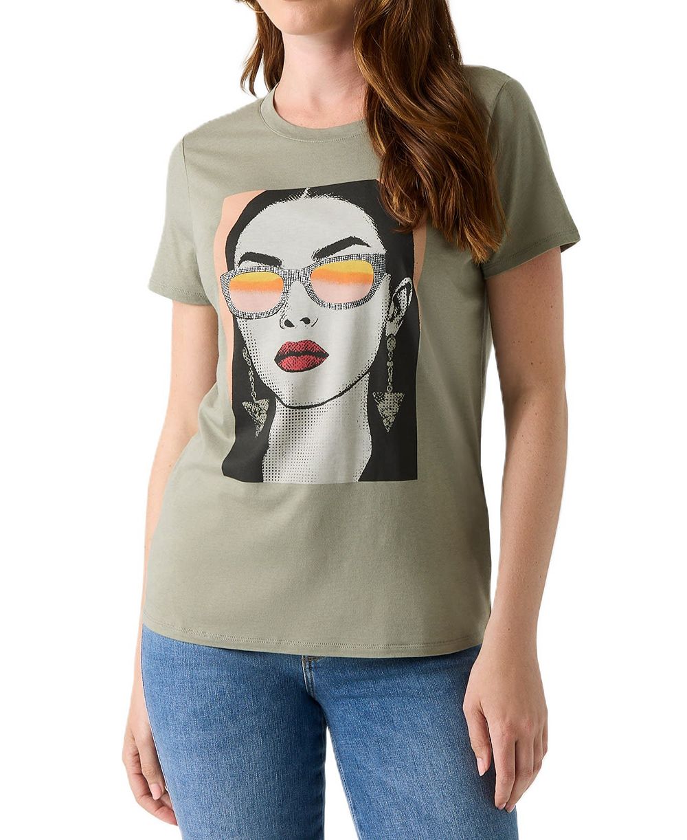 Женская футболка GUESS Mood Easy Retro Graphic